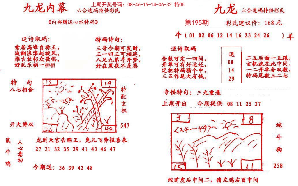 2024195期九龙内幕