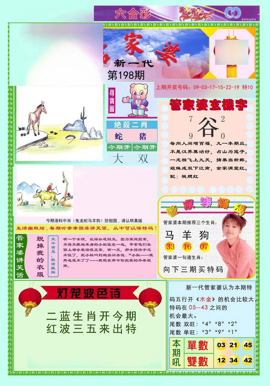 2024198期新一代管家婆