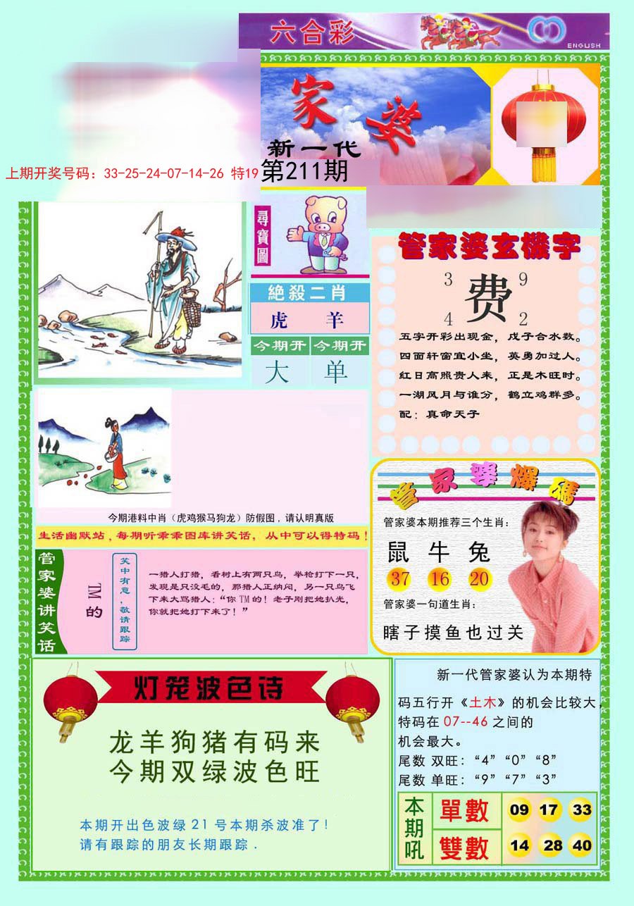 2024211期新一代管家婆