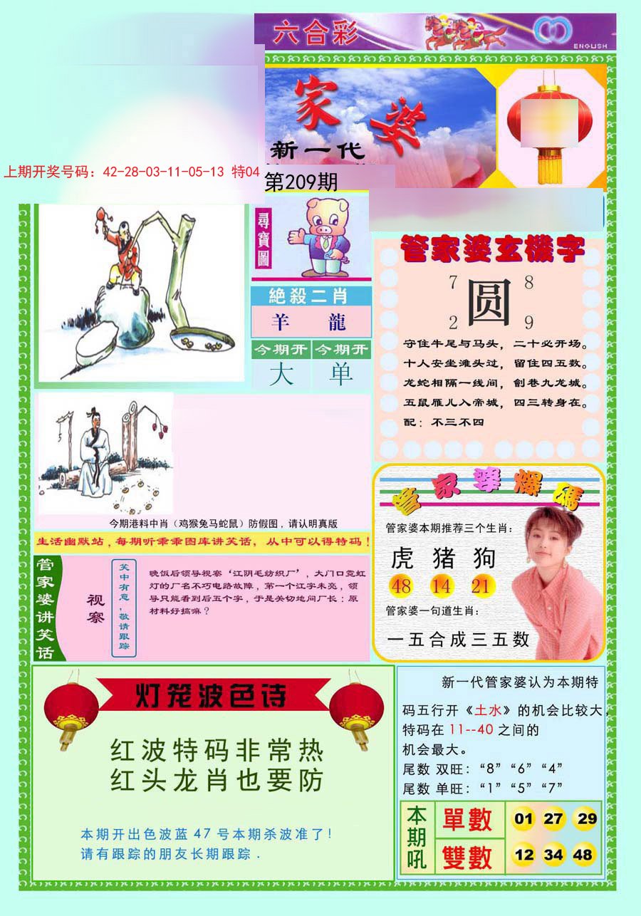 2024209期新一代管家婆