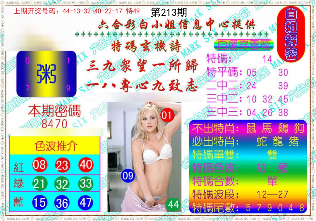 2024213期白姐解密