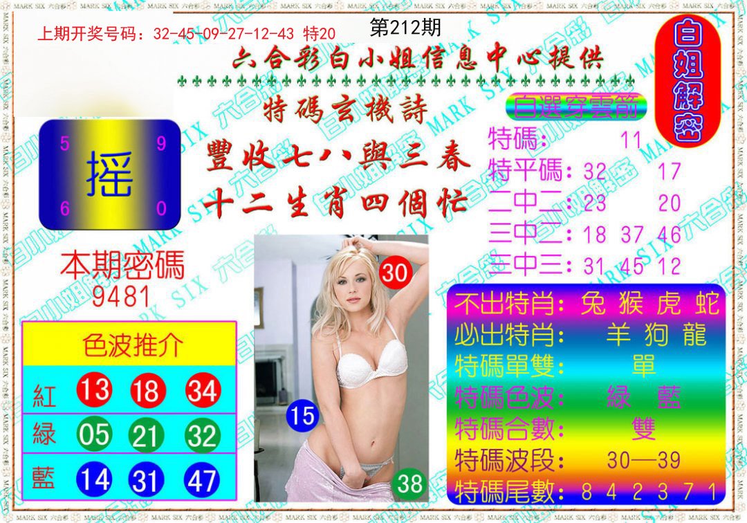 2024212期白姐解密