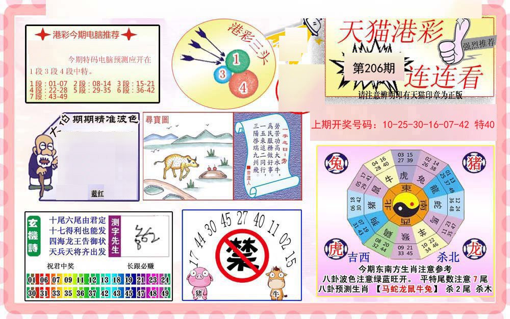 2024206期港彩连连中