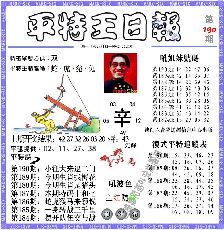 2024190期平特王日报