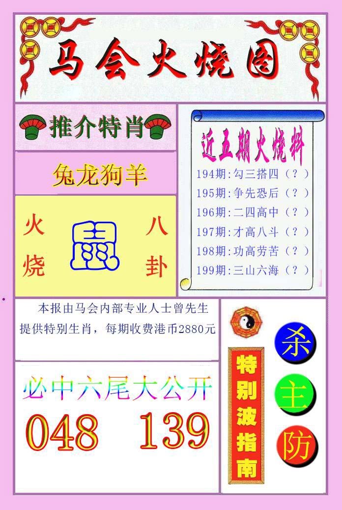 2024199期火烧图