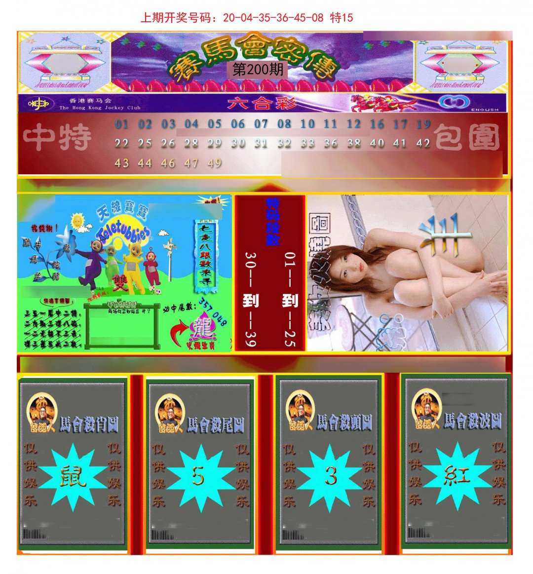 2024200期赛马会密传