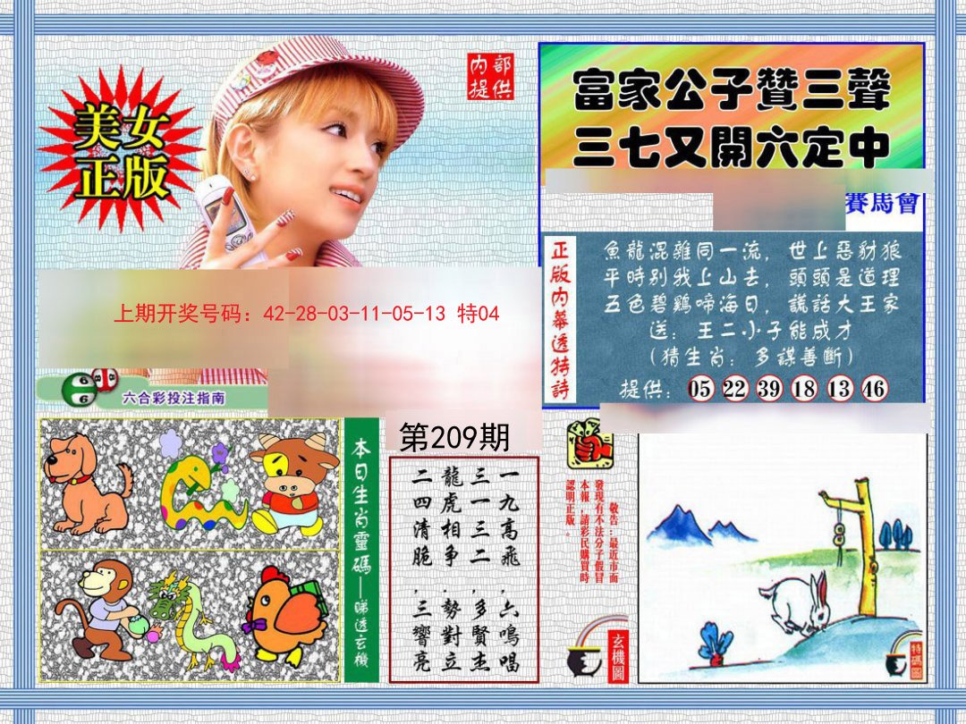 2024209期内幕透特