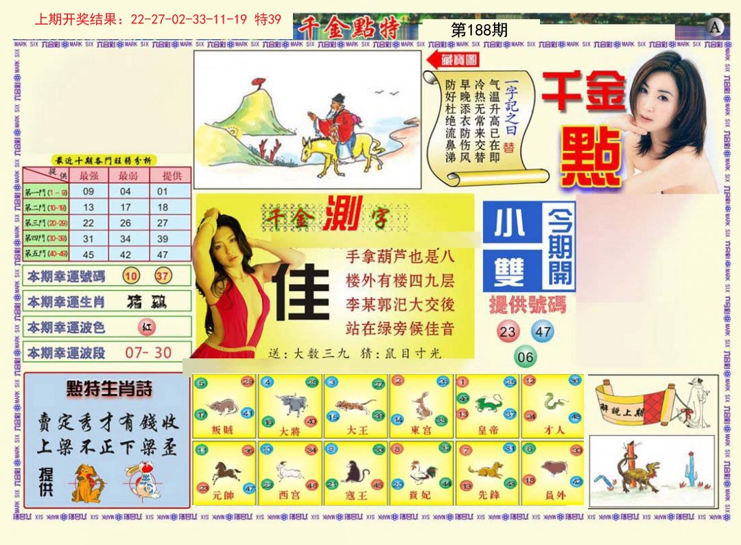 2024188期千金点特A
