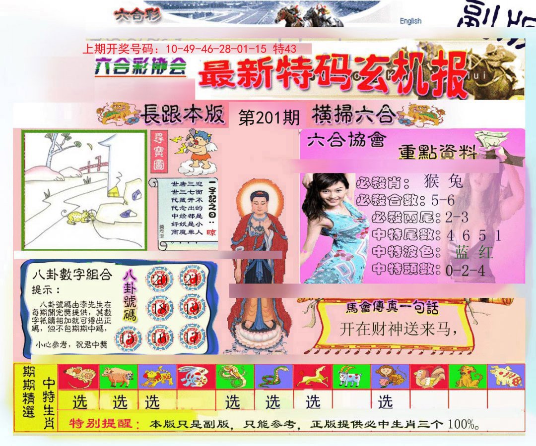 2024201期九龍内幕玄机报