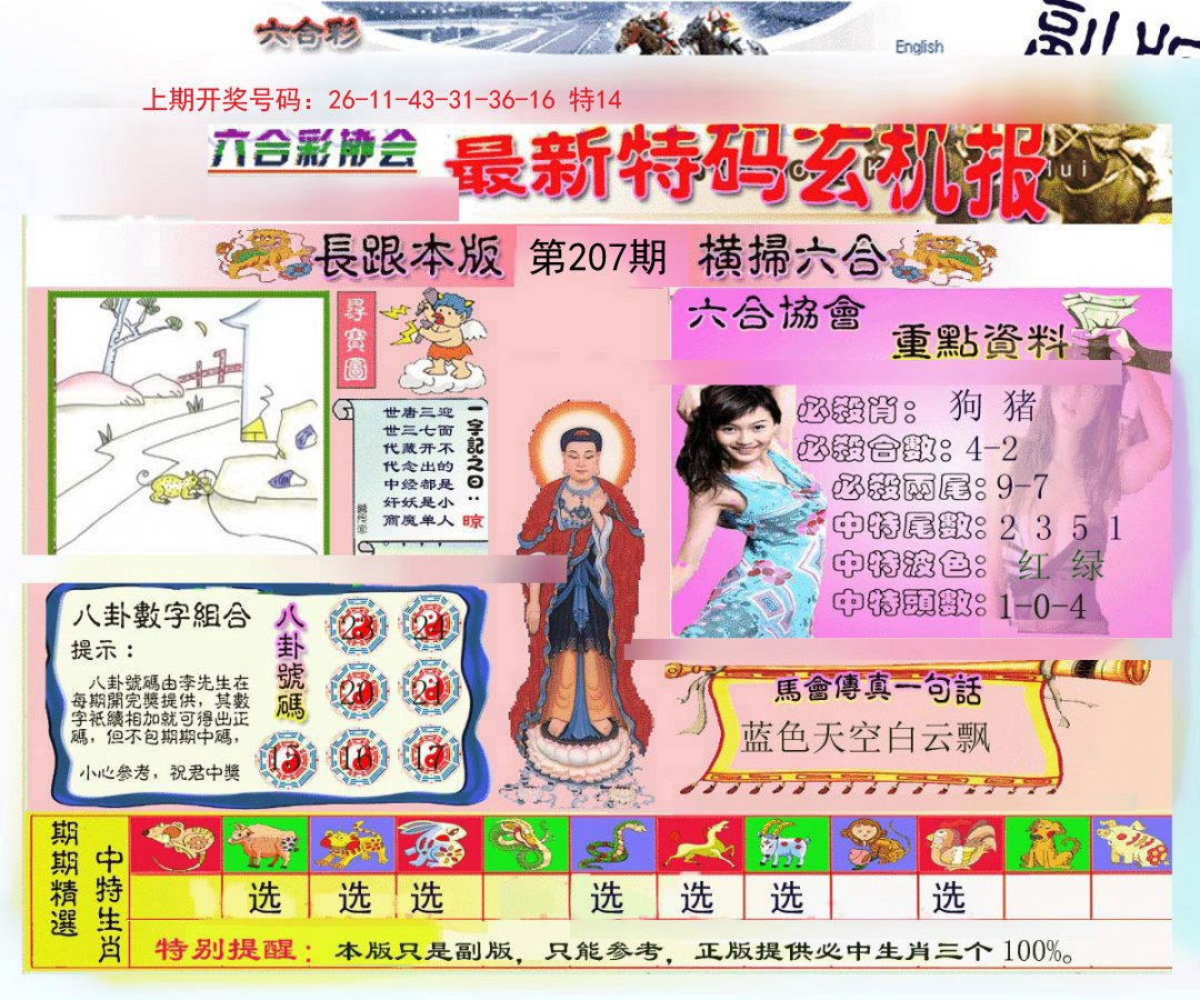 2024207期九龍内幕玄机报