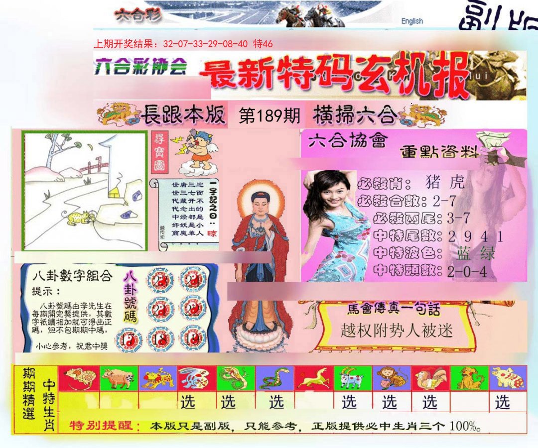 2024189期九龍内幕玄机报