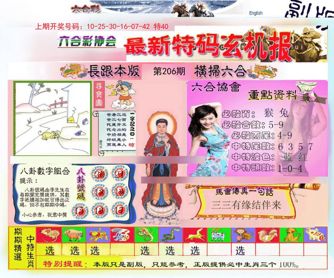 2024206期九龍内幕玄机报