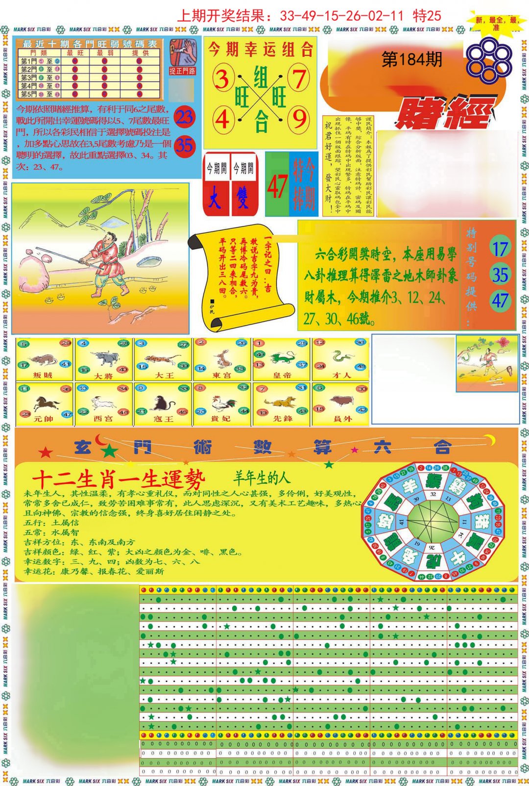 2024184期九龍赌经A(推荐)