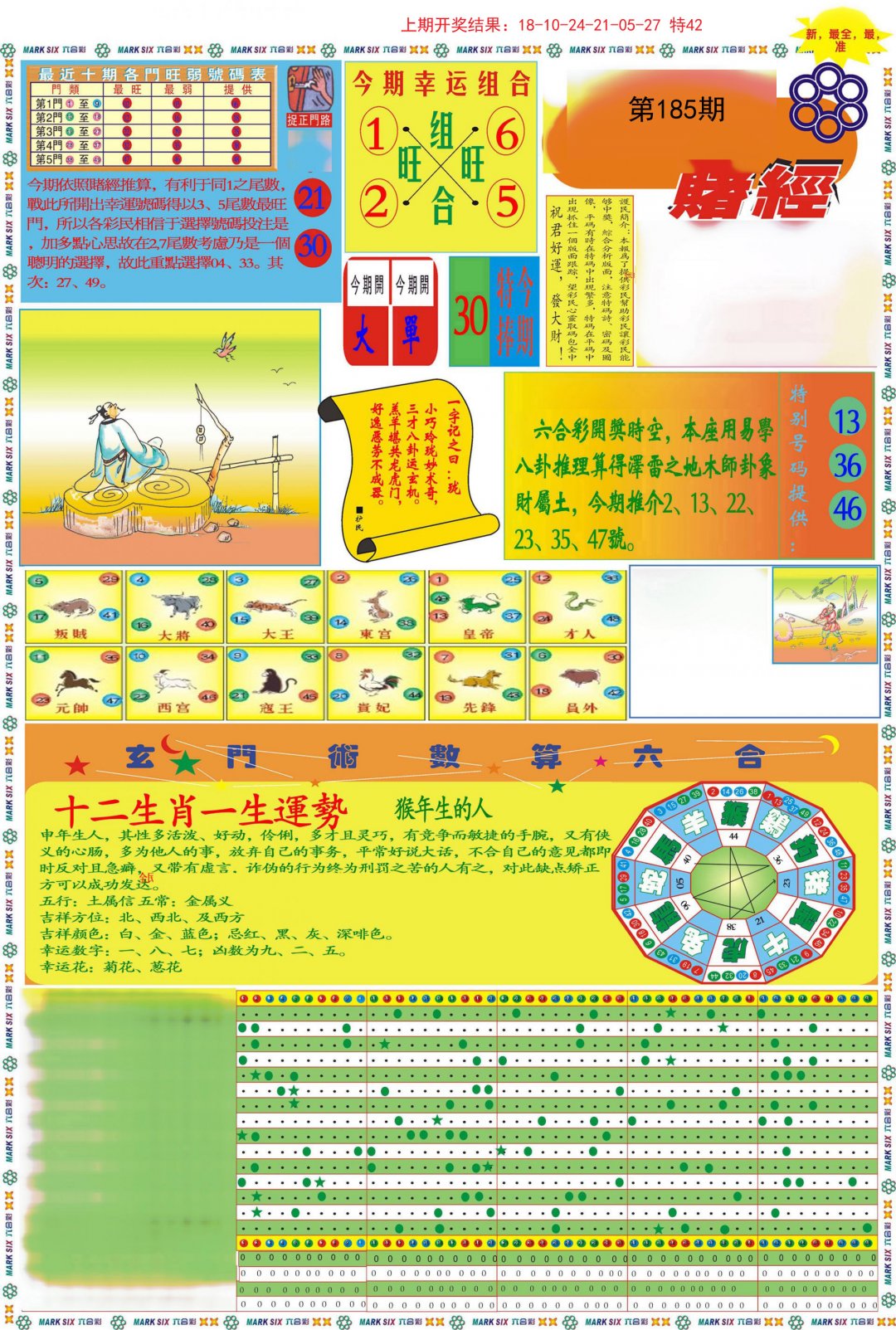 2024185期九龍赌经A(推荐)