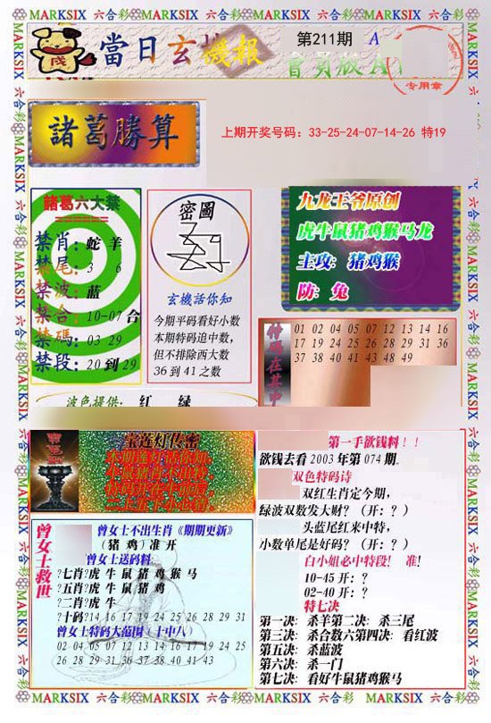 2024211期当日玄机-1