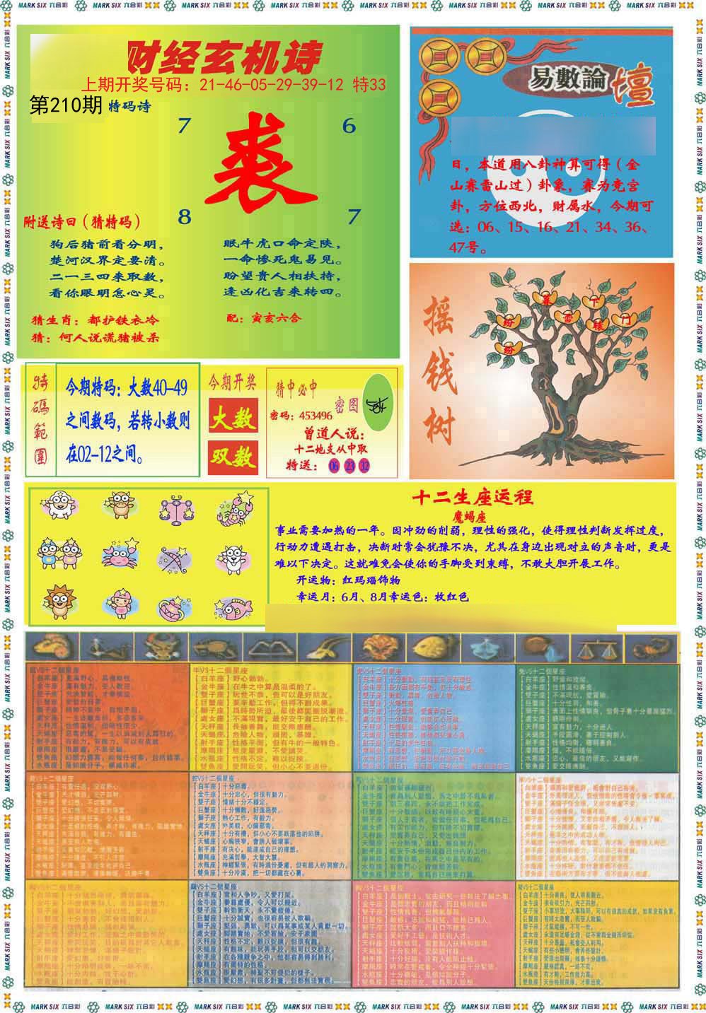 2024210期九龍赌经B(推荐)