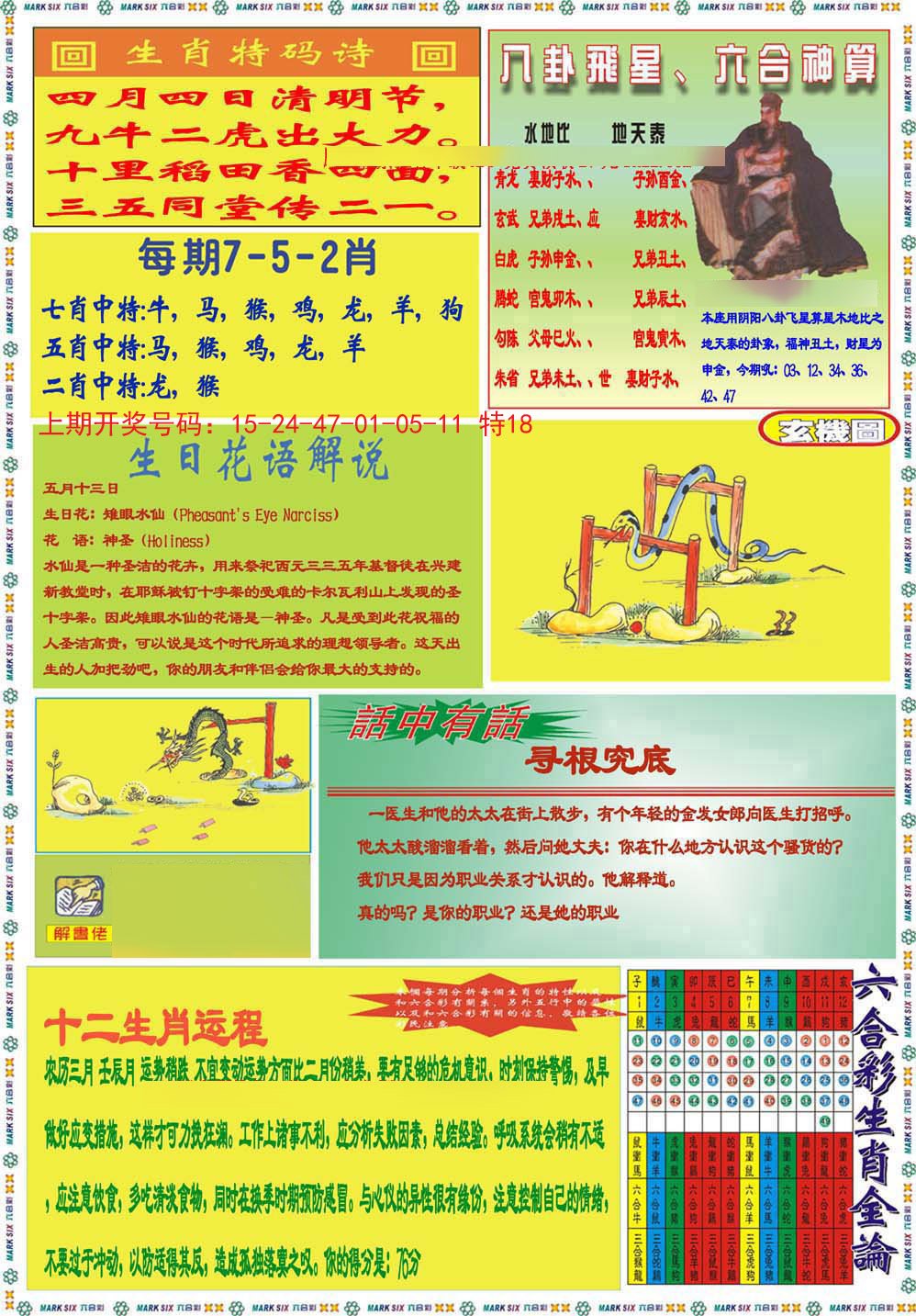 2024208期九龍马经B(推荐)