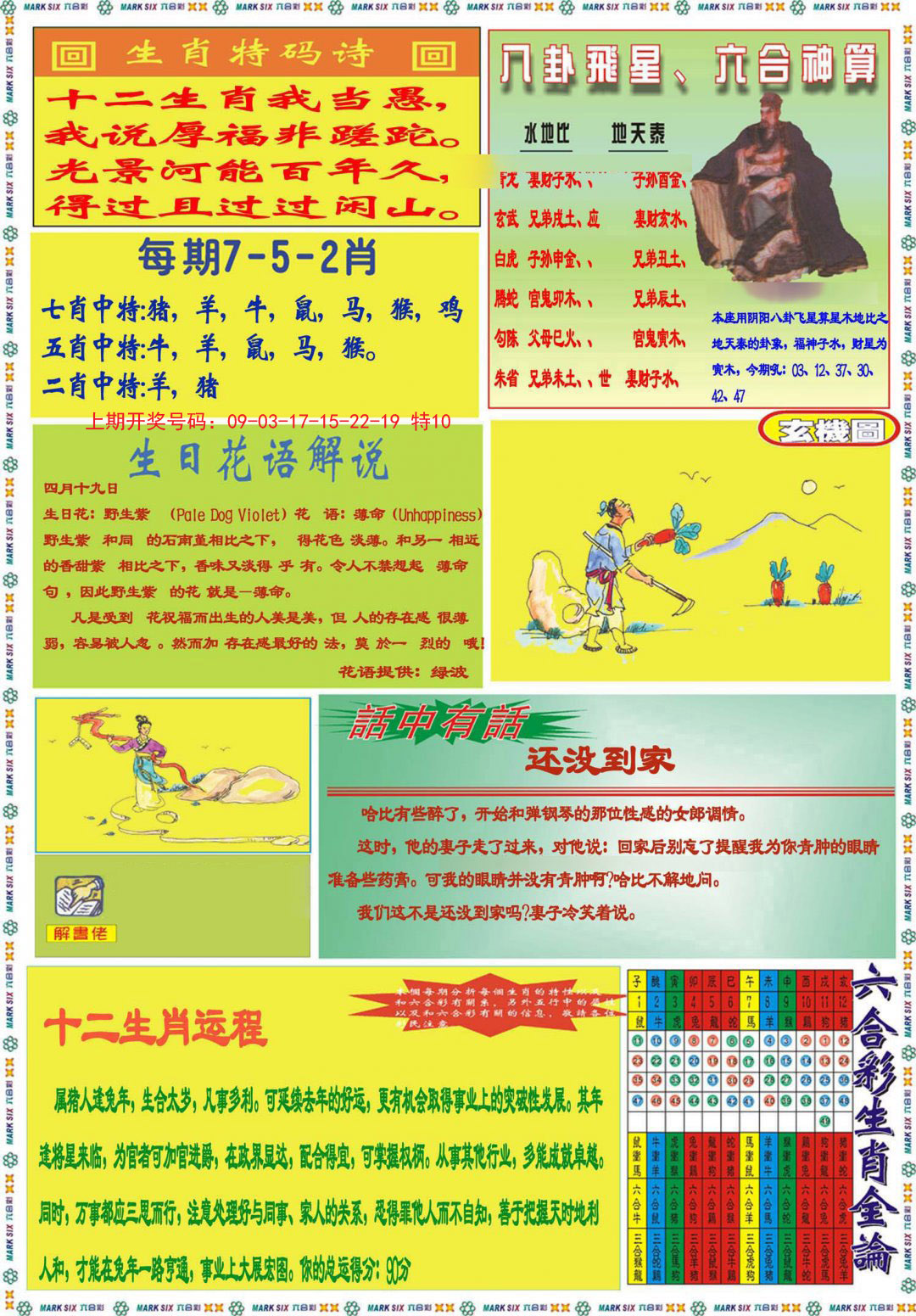 2024198期九龍马经B(推荐)