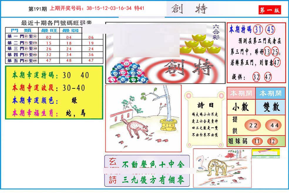 2024191期九龍创特A(推荐)