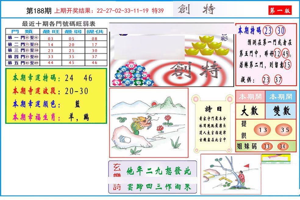 2024188期九龍创特A(推荐)