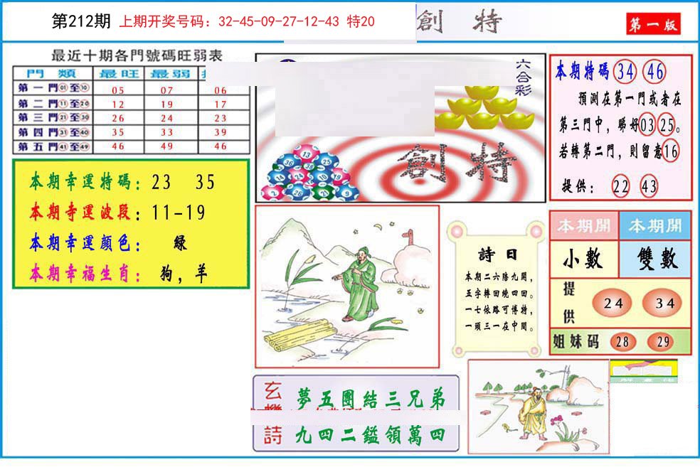 2024212期九龍创特A(推荐)