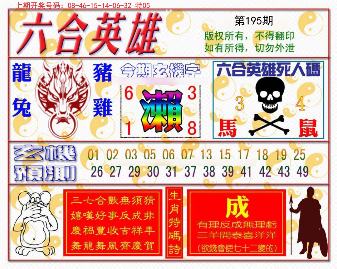 2024195期六合英雄