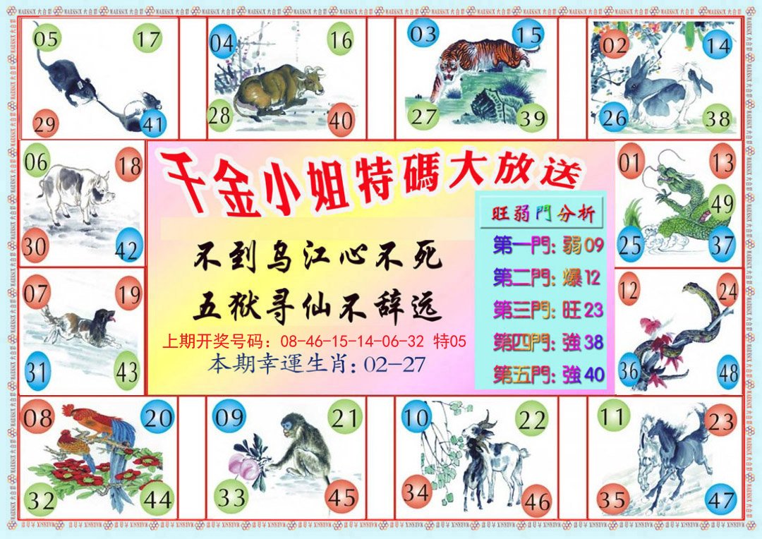 2024195期千金小姐B版