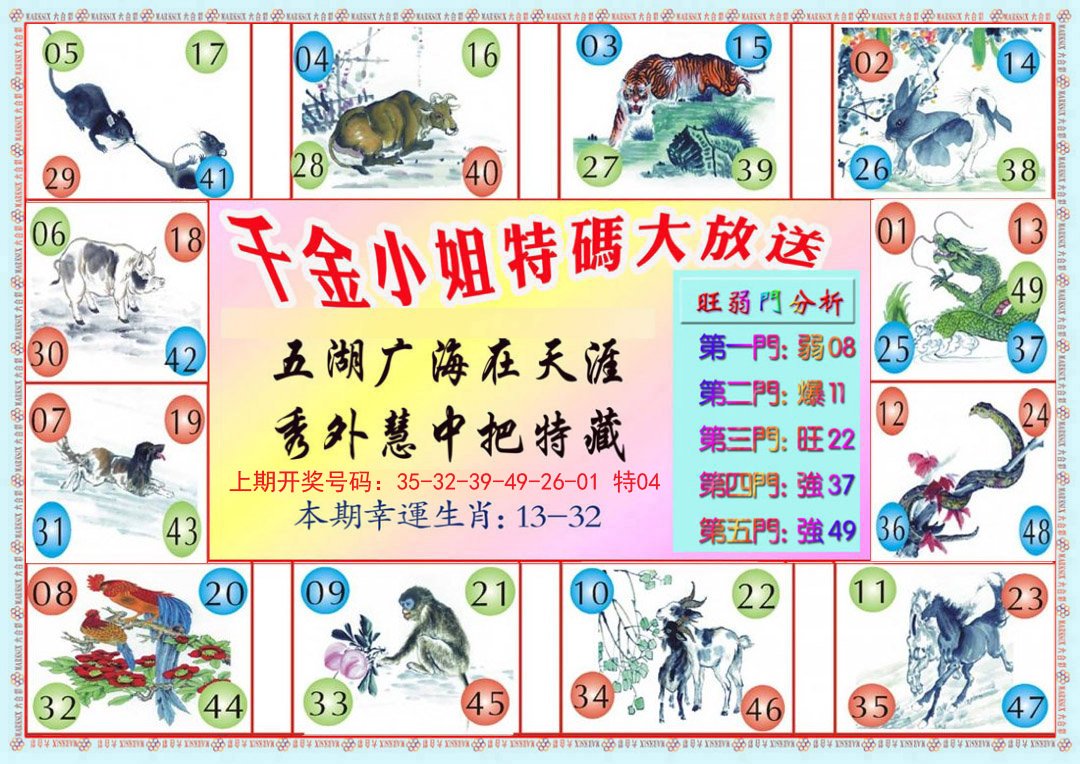 2024194期千金小姐B版