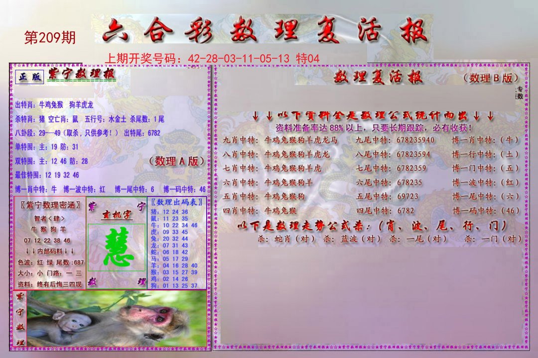 2024209期数理复活报