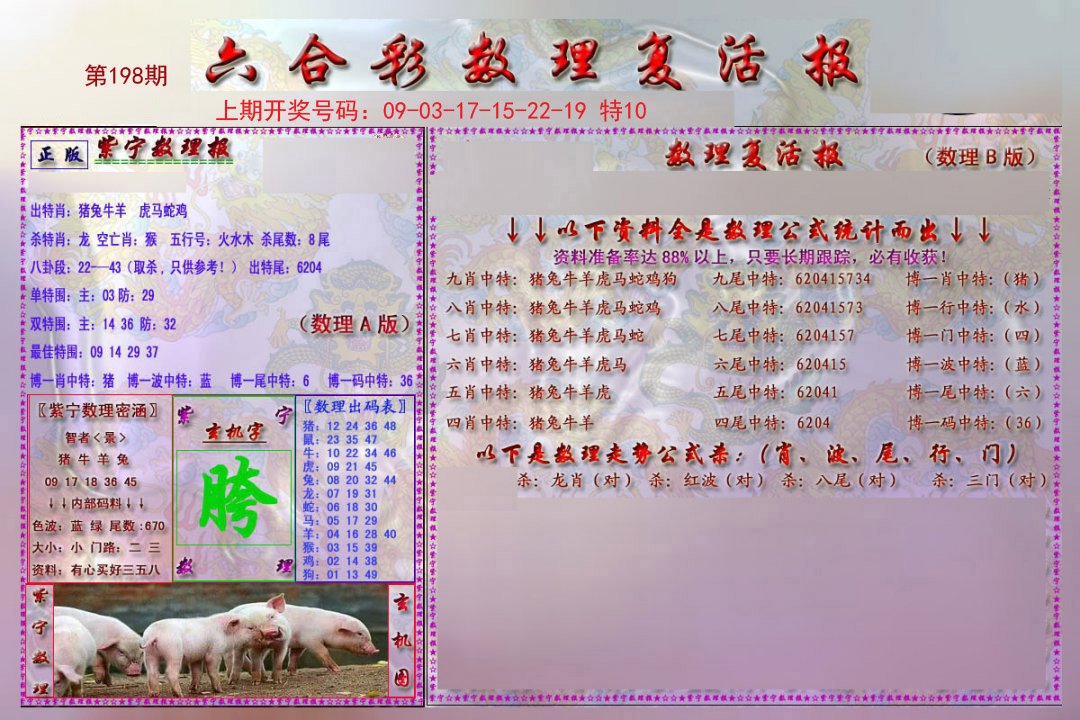 2024198期数理复活报
