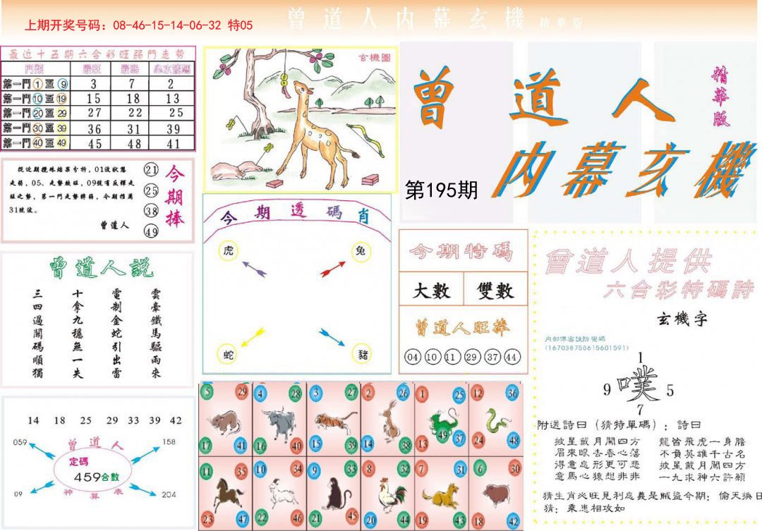2024195期曾道人内幕精华版