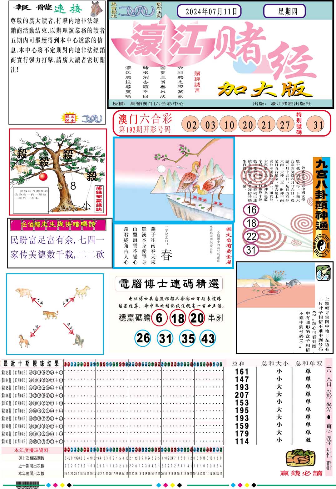 2024193期濠江赌经A加大版