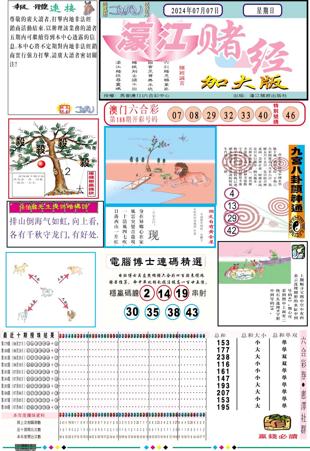 2024189期濠江赌经A加大版