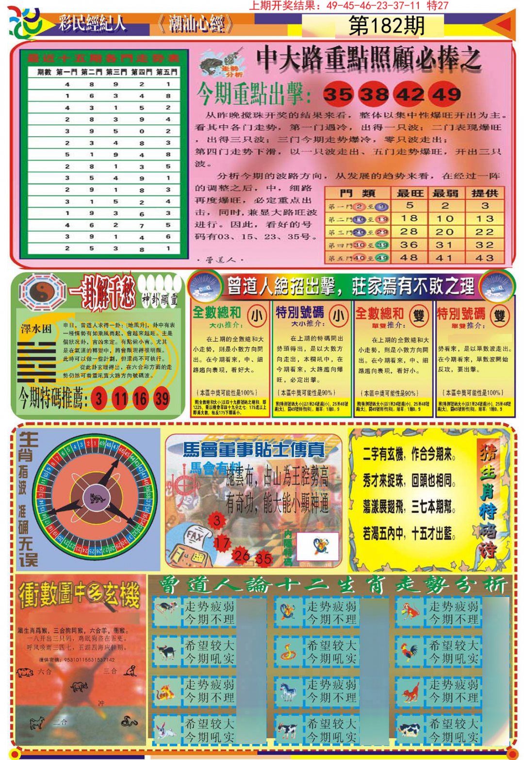 2024182期潮汕心经B
