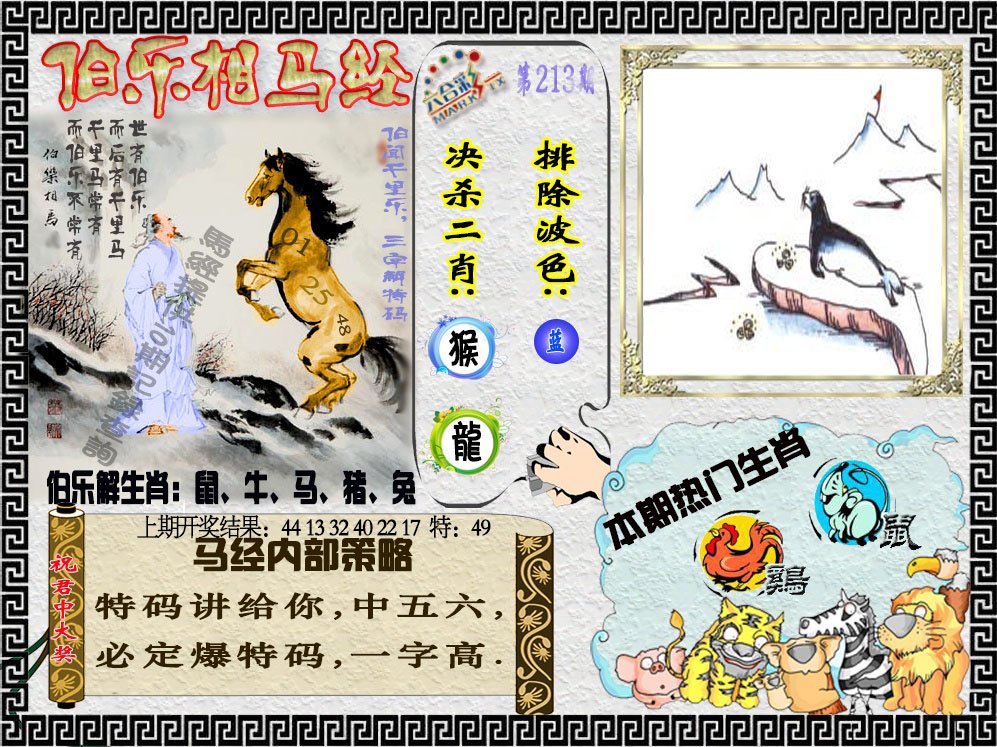 2024213期伯乐相马经