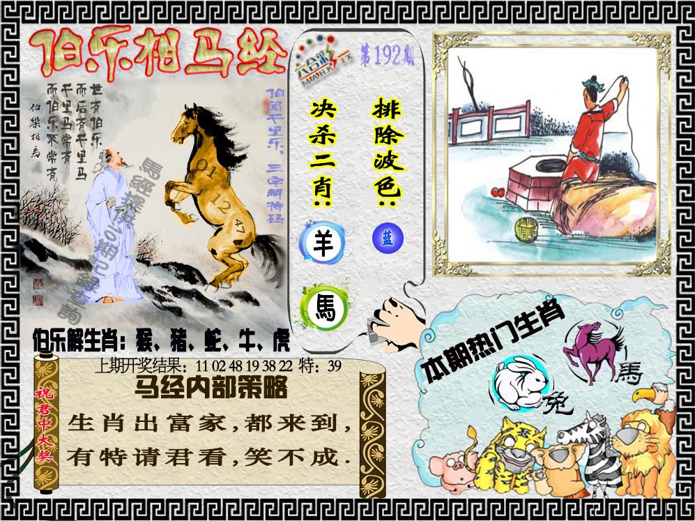 2024192期伯乐相马经