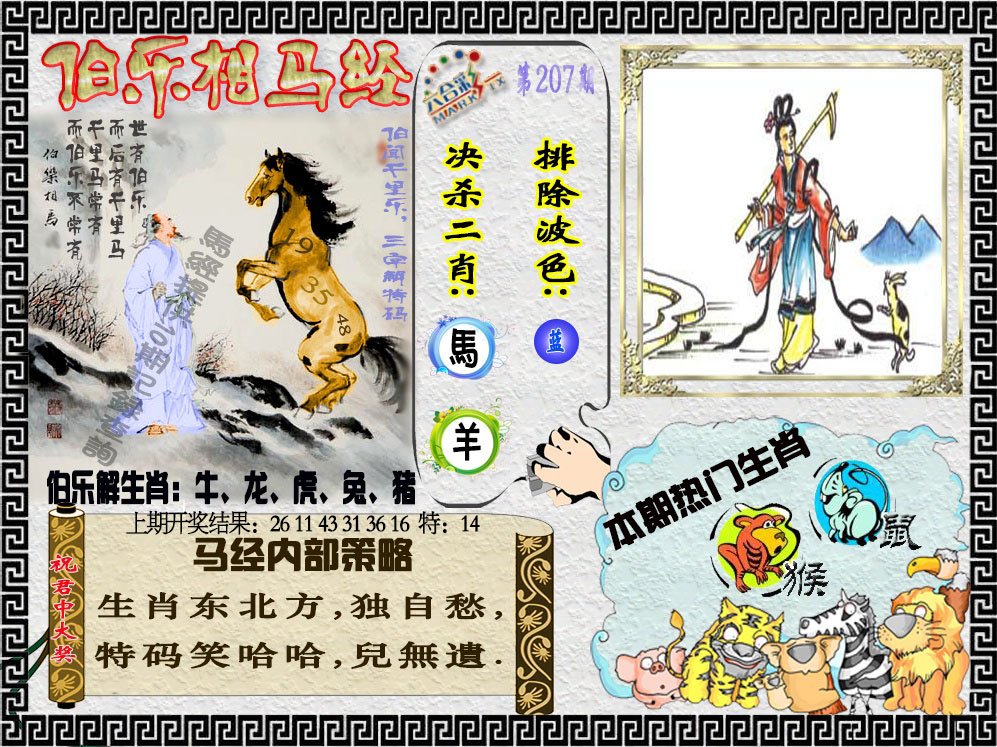 2024207期伯乐相马经