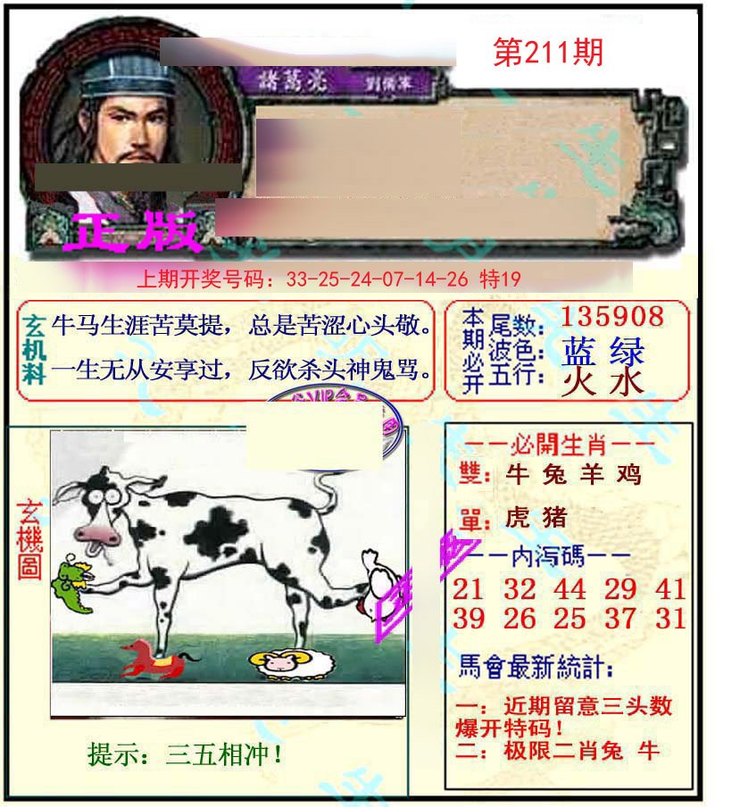 2024211期正宗孔明