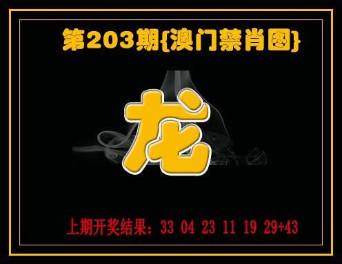 2024203期禁一肖