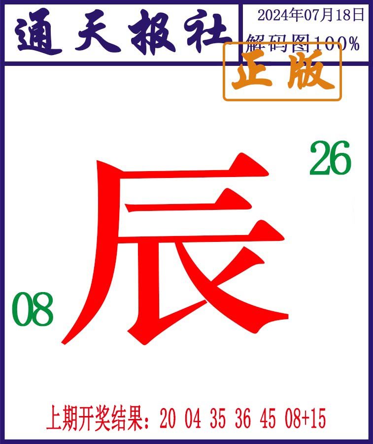 2024200期通天报解码图