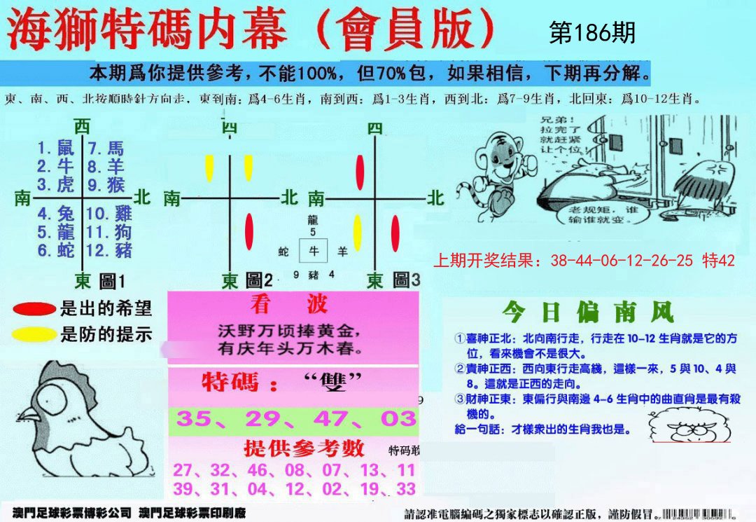 2024186期另版海狮特码内幕报