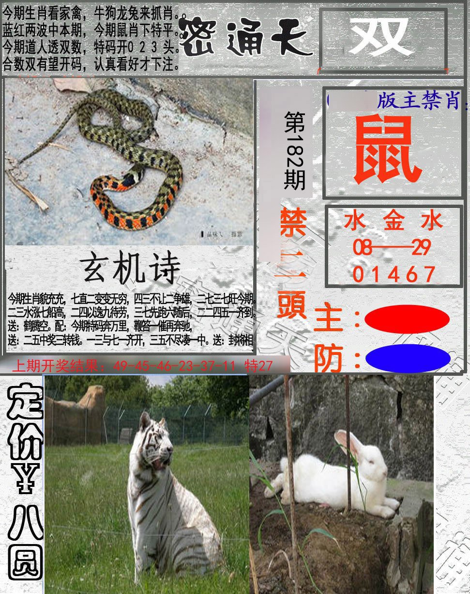 2024182期密通天