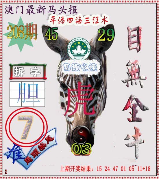 2024208期马头报