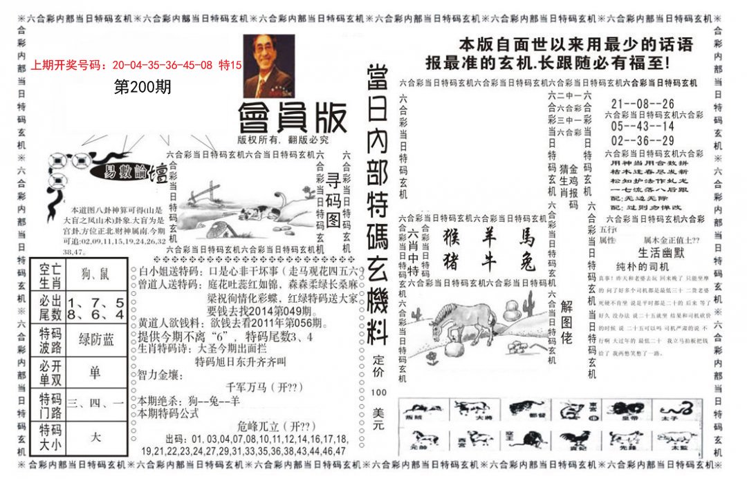 2024200期当日特码玄机报