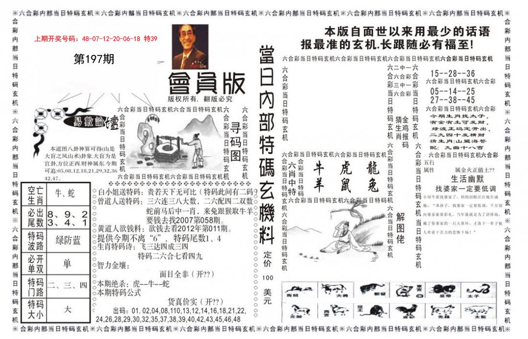 2024197期当日特码玄机报