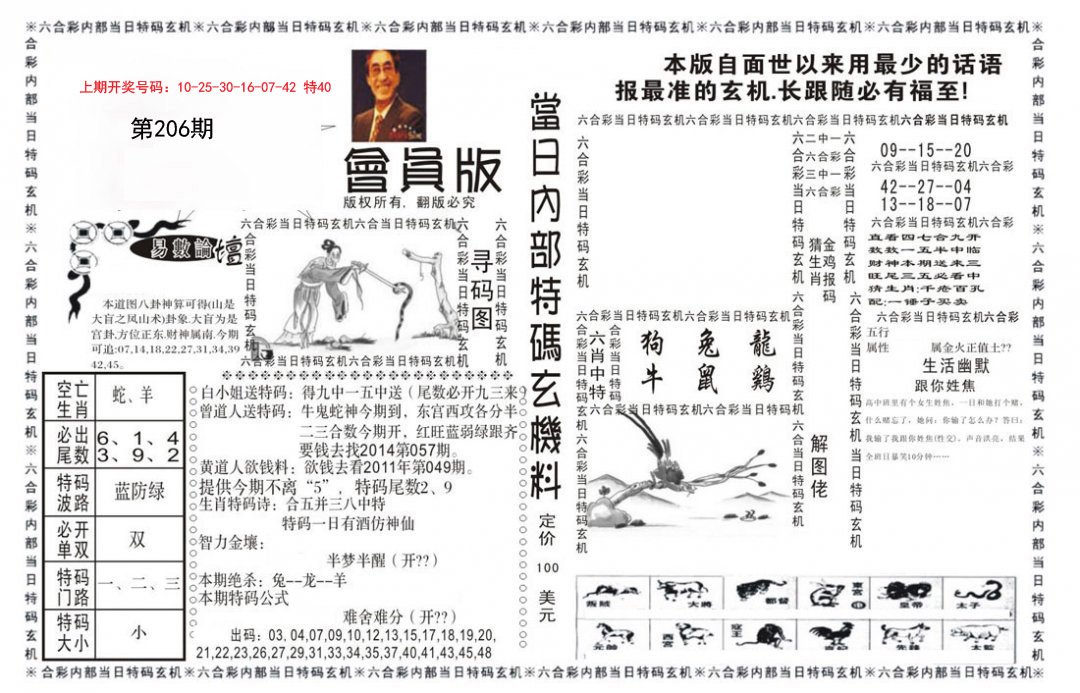 2024206期当日特码玄机报