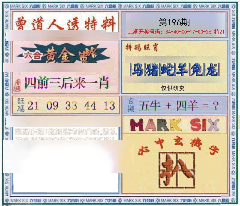2024196期玄機圖
