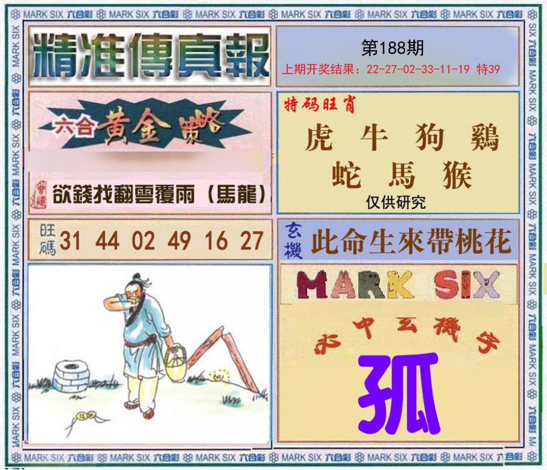 2024188期精准<傳真報>