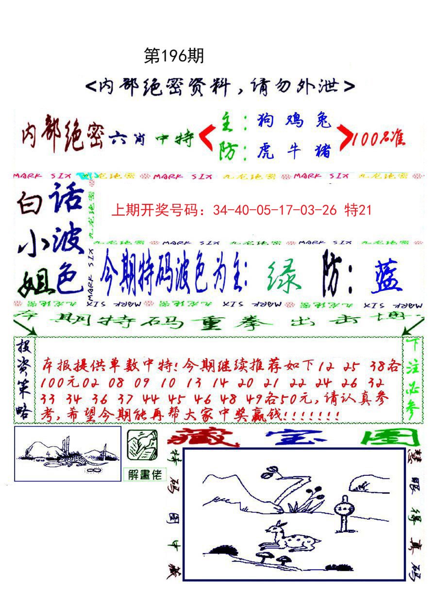 2024196期九龙密报