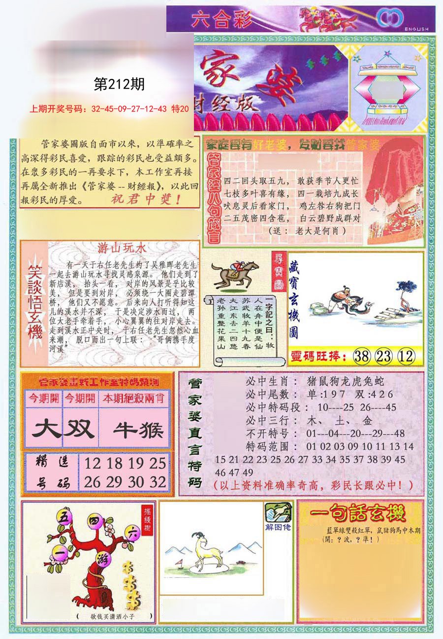 2024212期管家婆财经版